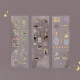 Tsuki ‘Lunar Delivery’ 3D Holographic Foil Luxury Sticker Set ☾