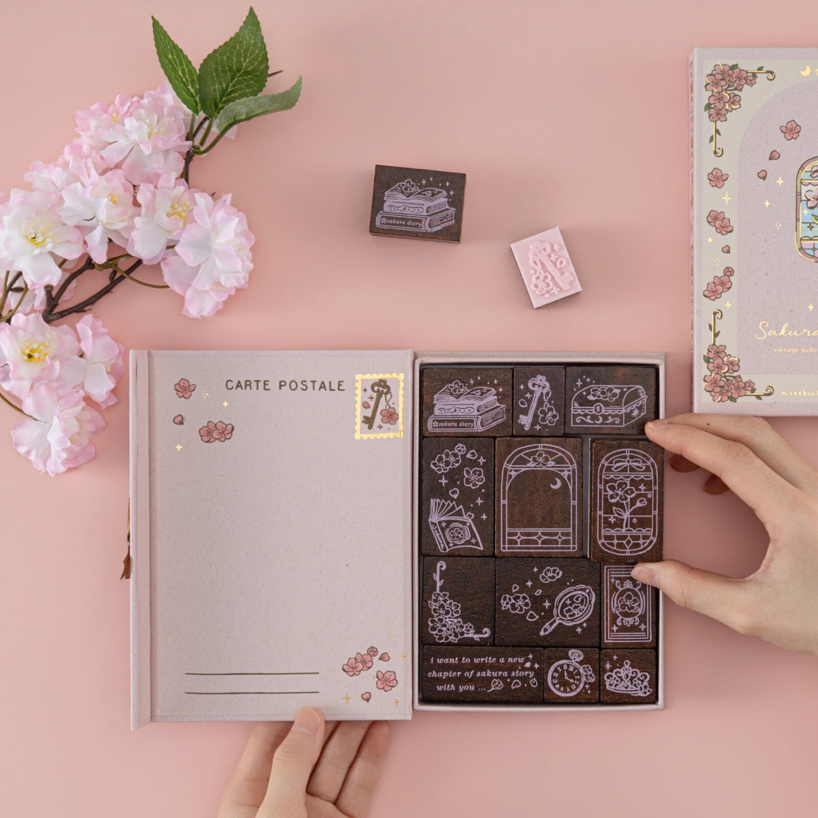 Tsuki ‘Sakura Story’ Bullet Journal Stamp Set ☾