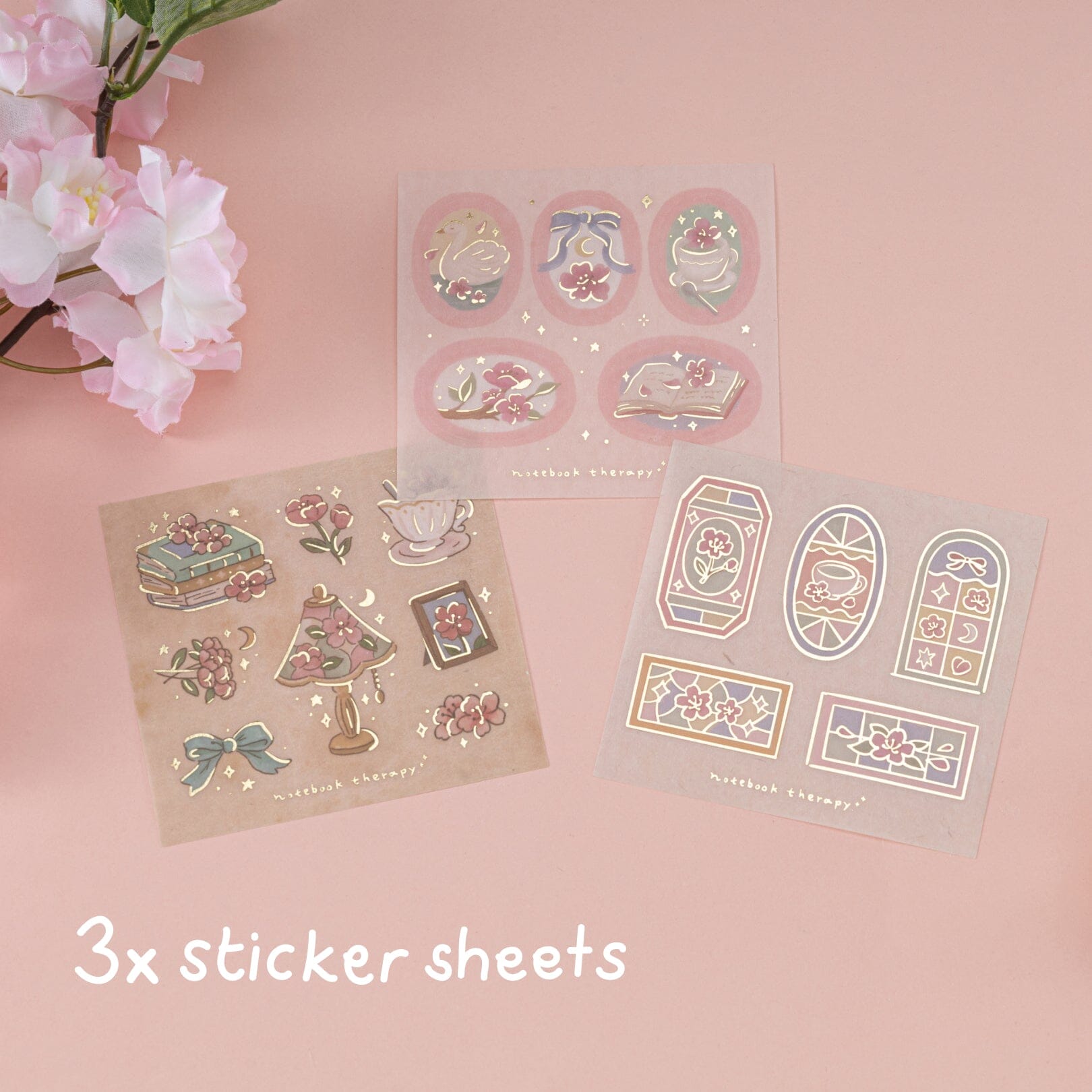 Tsuki ‘Sakura Story’ Washi Tape Set ☾