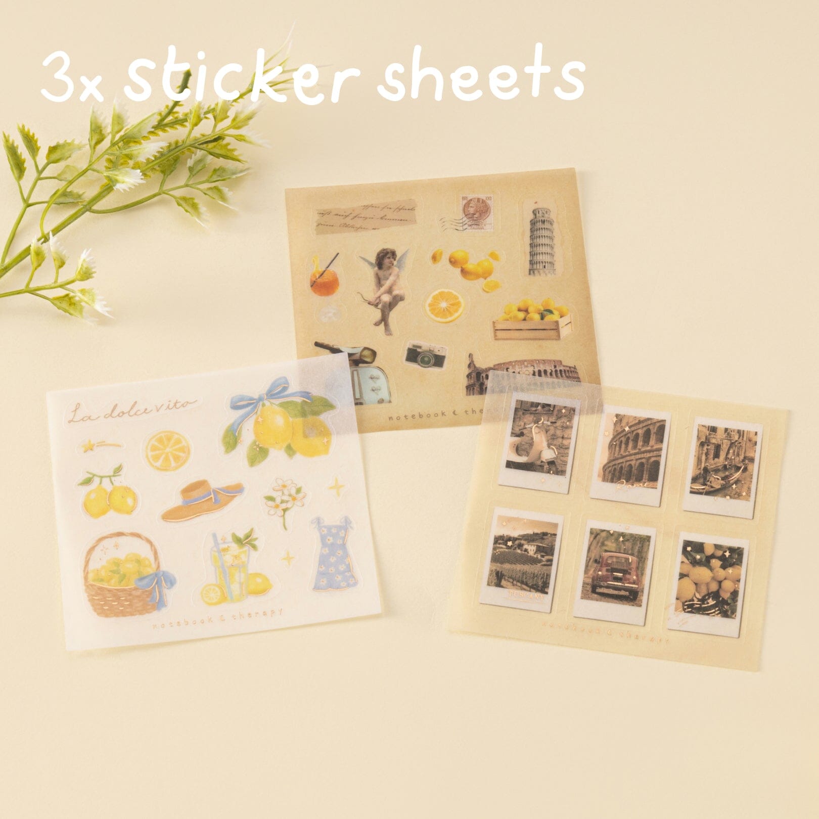 Tsuki ‘Summer in Italy’ Washi Tape Set ☾