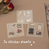 Tsuki ‘Vintage Academia’ Washi Tape Set ☾