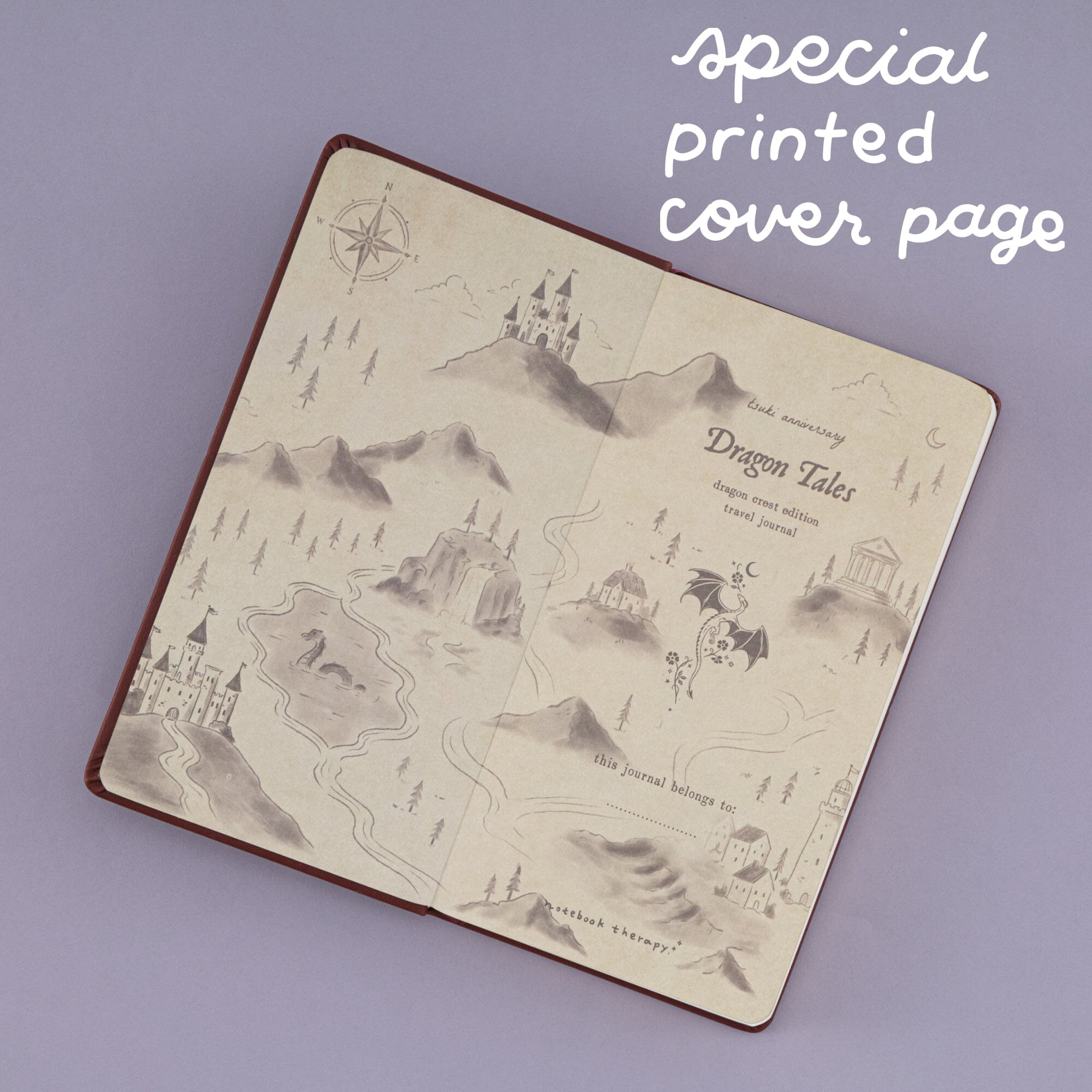 Tsuki ‘Dragon Crest’ Luxury Travel Notebook ☾