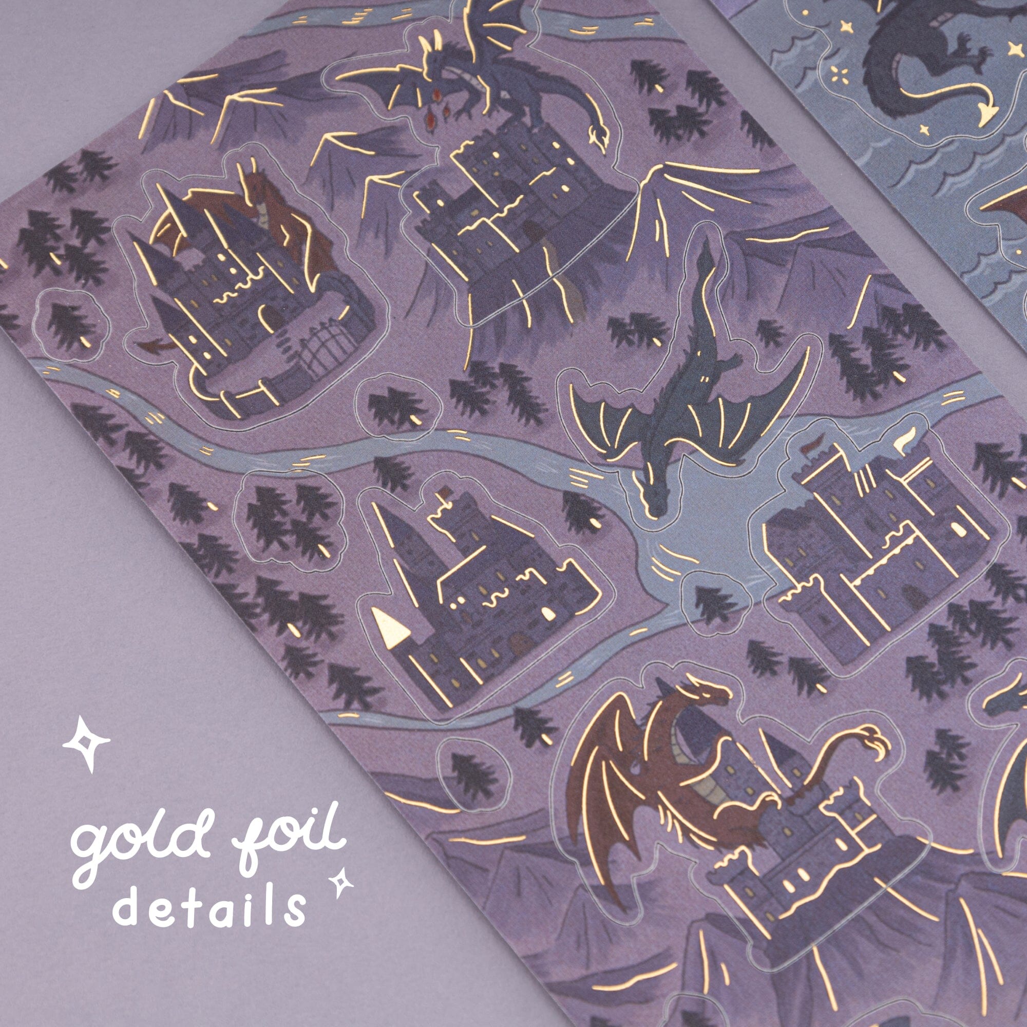 Tsuki ‘Dragon Tales’ 3D Foil Sticker Set ☾