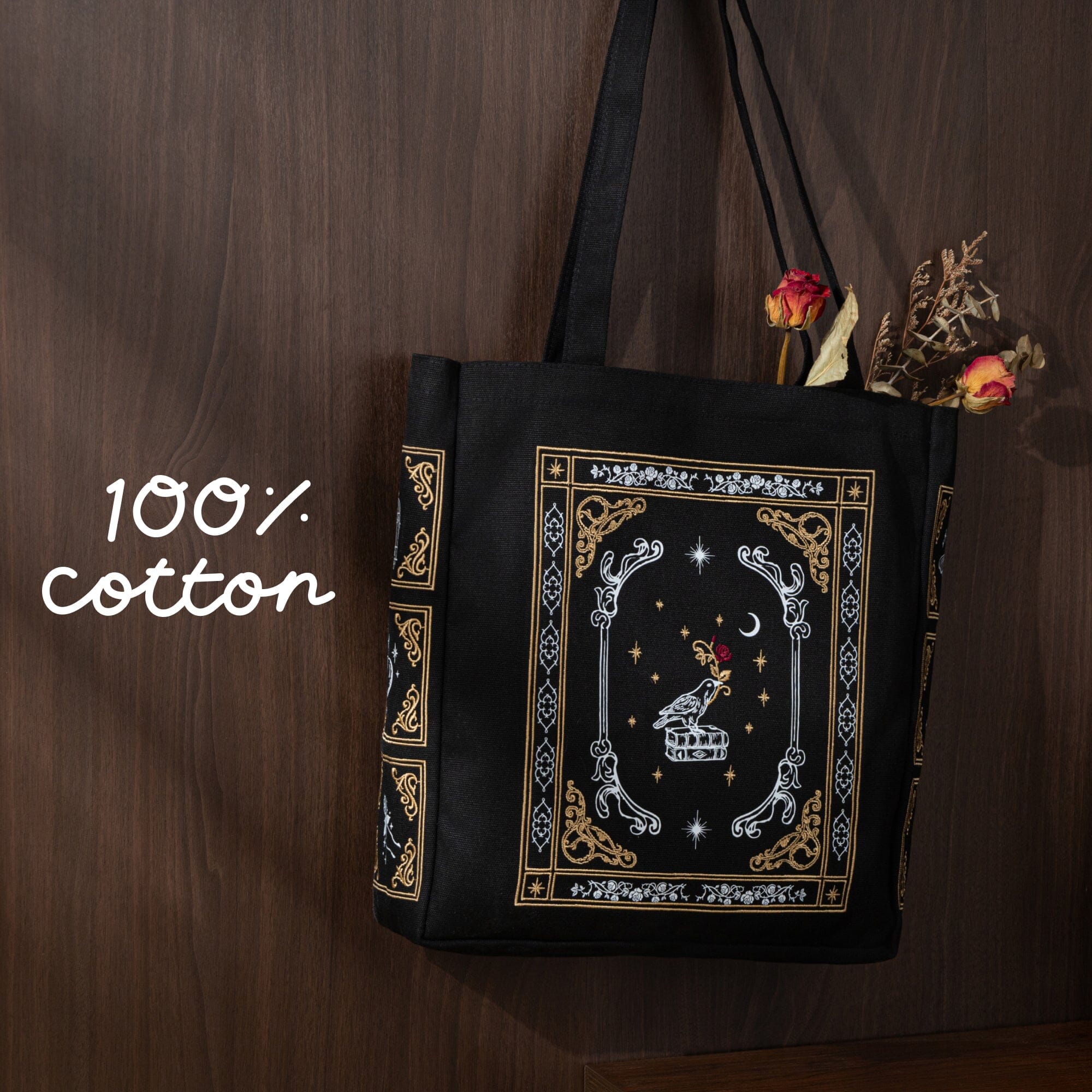 Tsuki ‘Gothic Dreams’ Limited Edition Embroidered Tote Bag ☾
