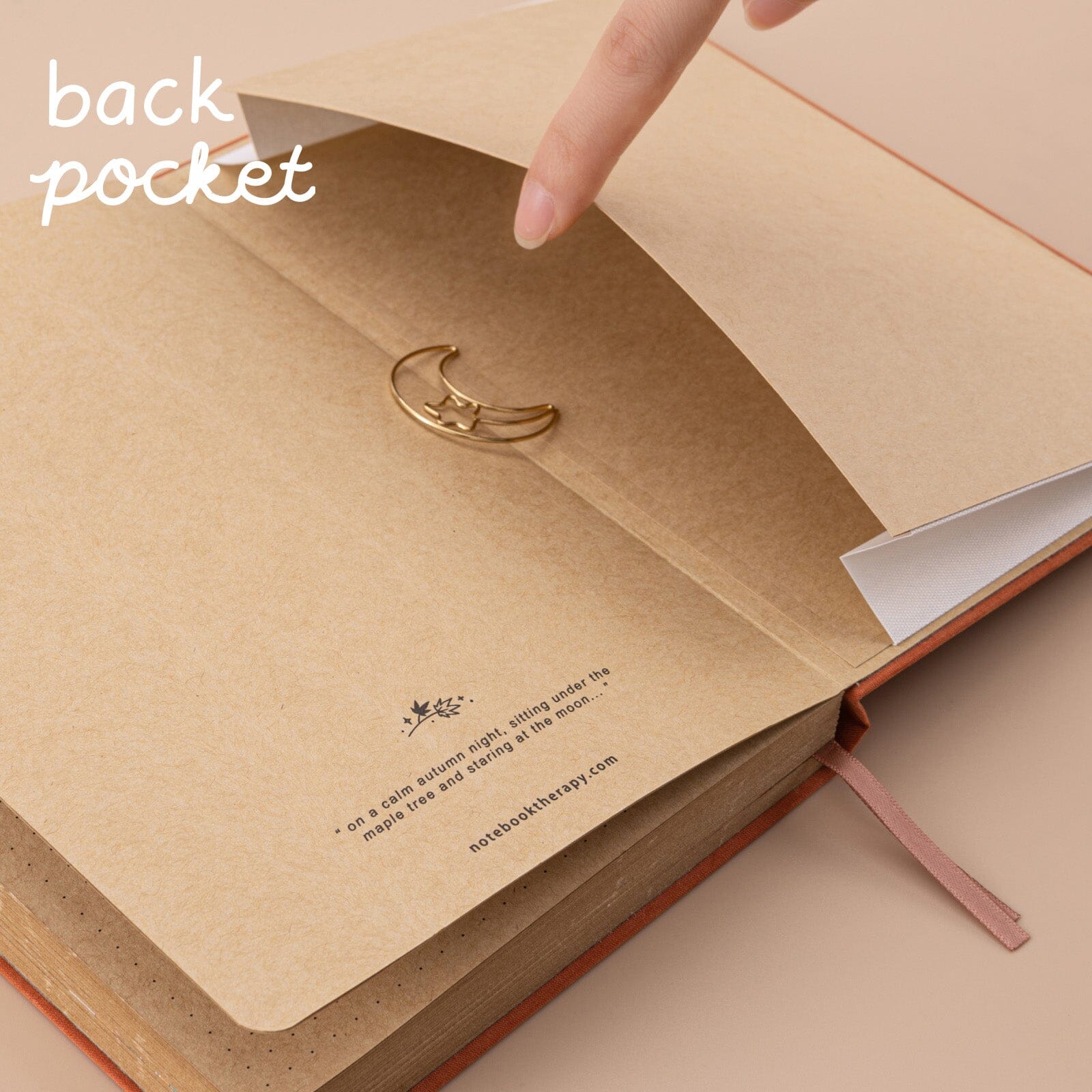 Maple Notebook Tsuki ‘Maple Moon’ Kraft Paper Limited Edition Bullet Journal ...