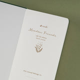 Tsuki ‘Soft Lily’ Limited Edition Luxury Travel Notebook ☾