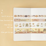 Tsuki ‘Neko Cafe’ Travel Notebook Gift Set ☾