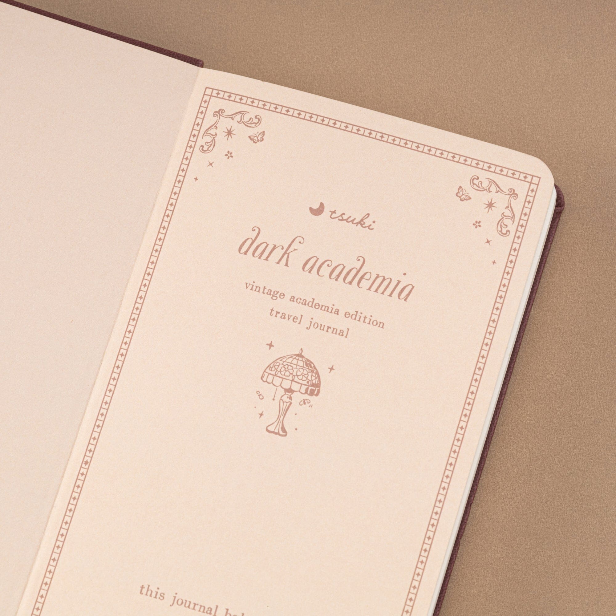 Tsuki ‘Dark Academia’ Travel Notebook ☾