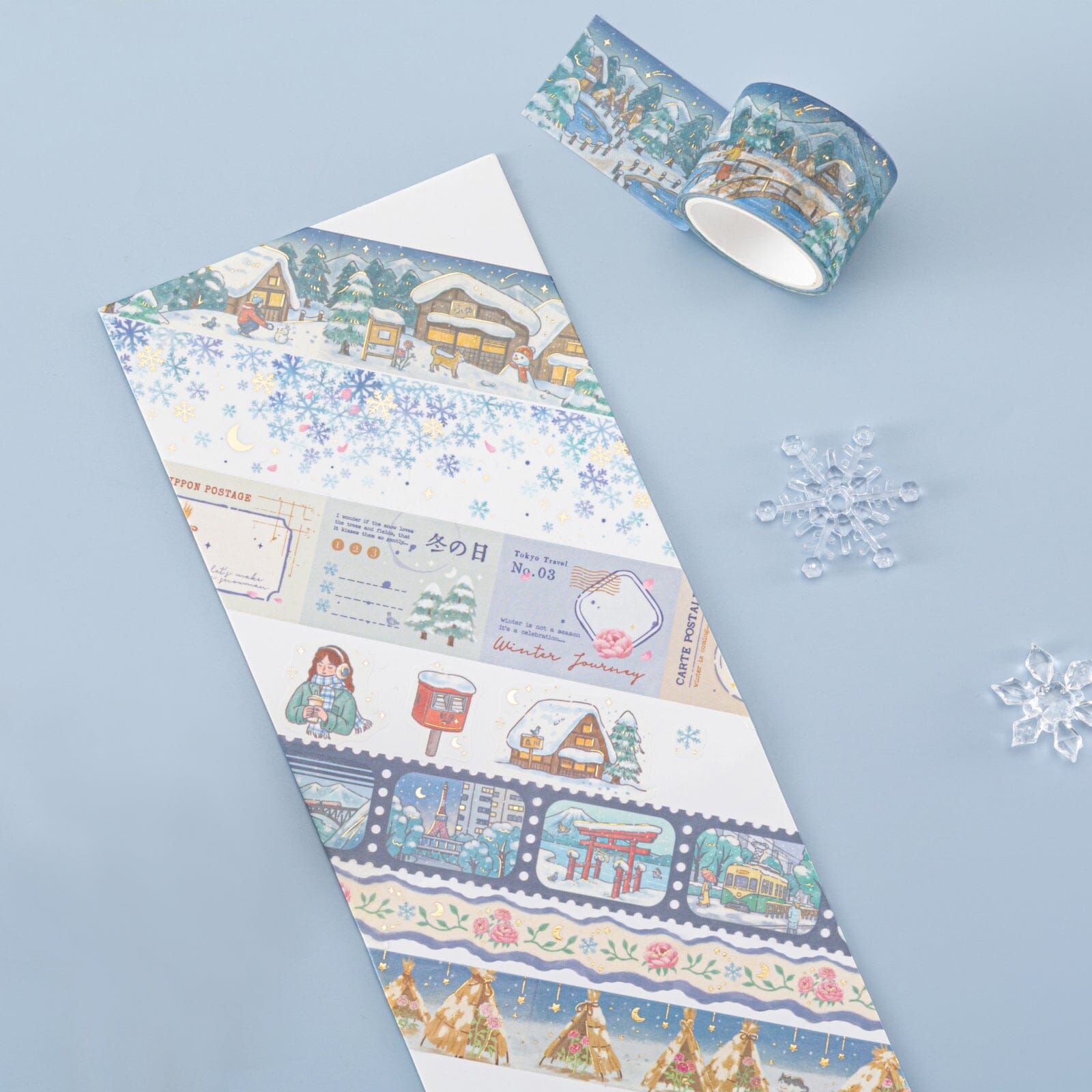 Tsuki ‘Winter Journey’ Washi Tape Set ☾