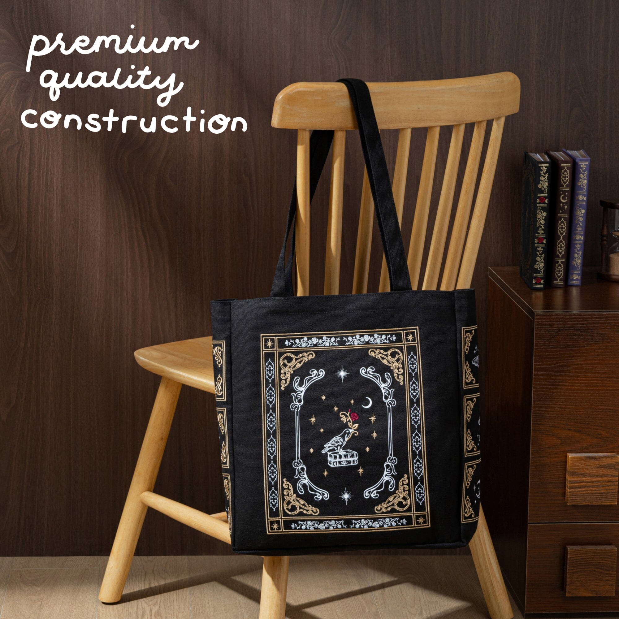Tsuki ‘Gothic Dreams’ Limited Edition Embroidered Tote Bag ☾