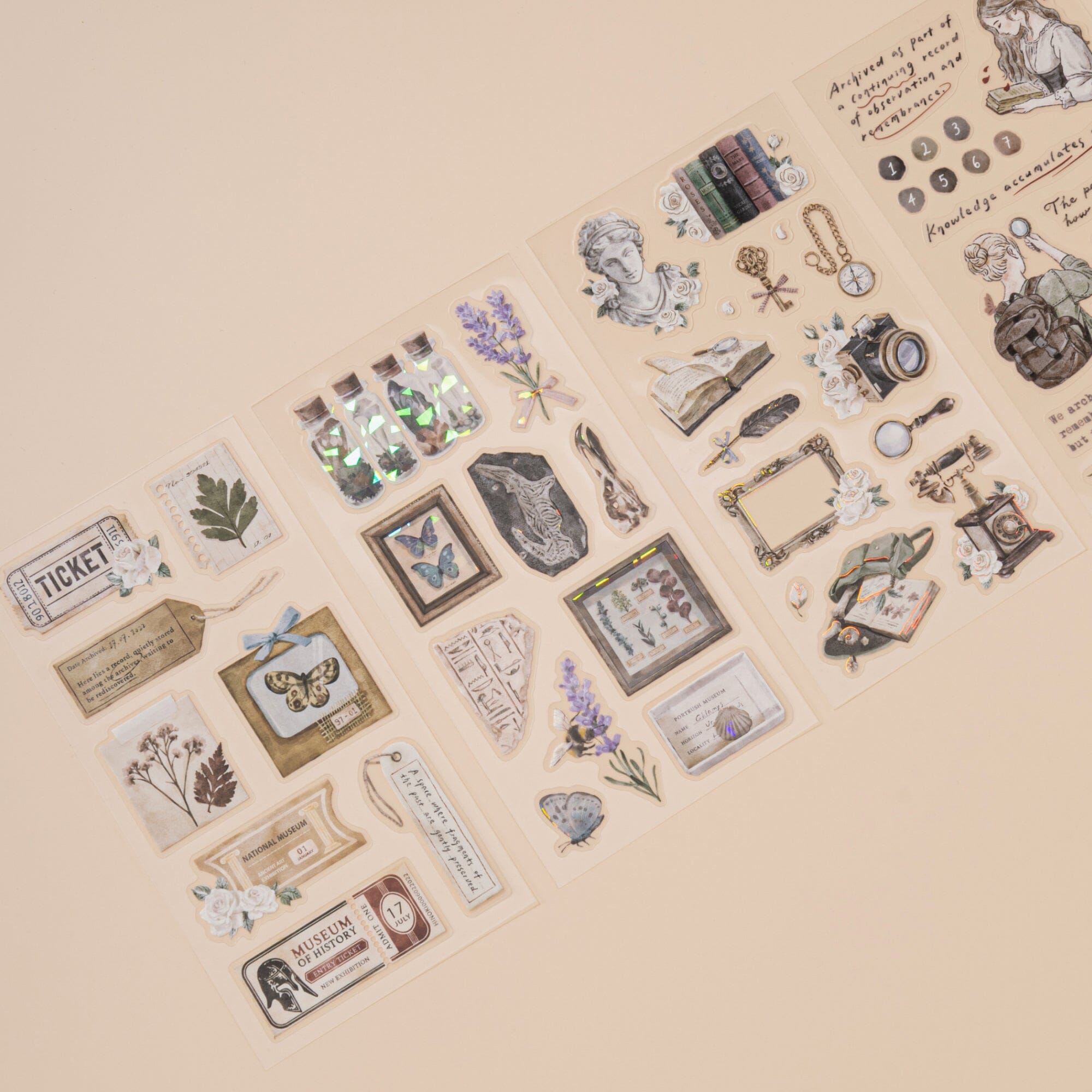 Hinoki - ‘Into the Archive’ Sticker Sheets