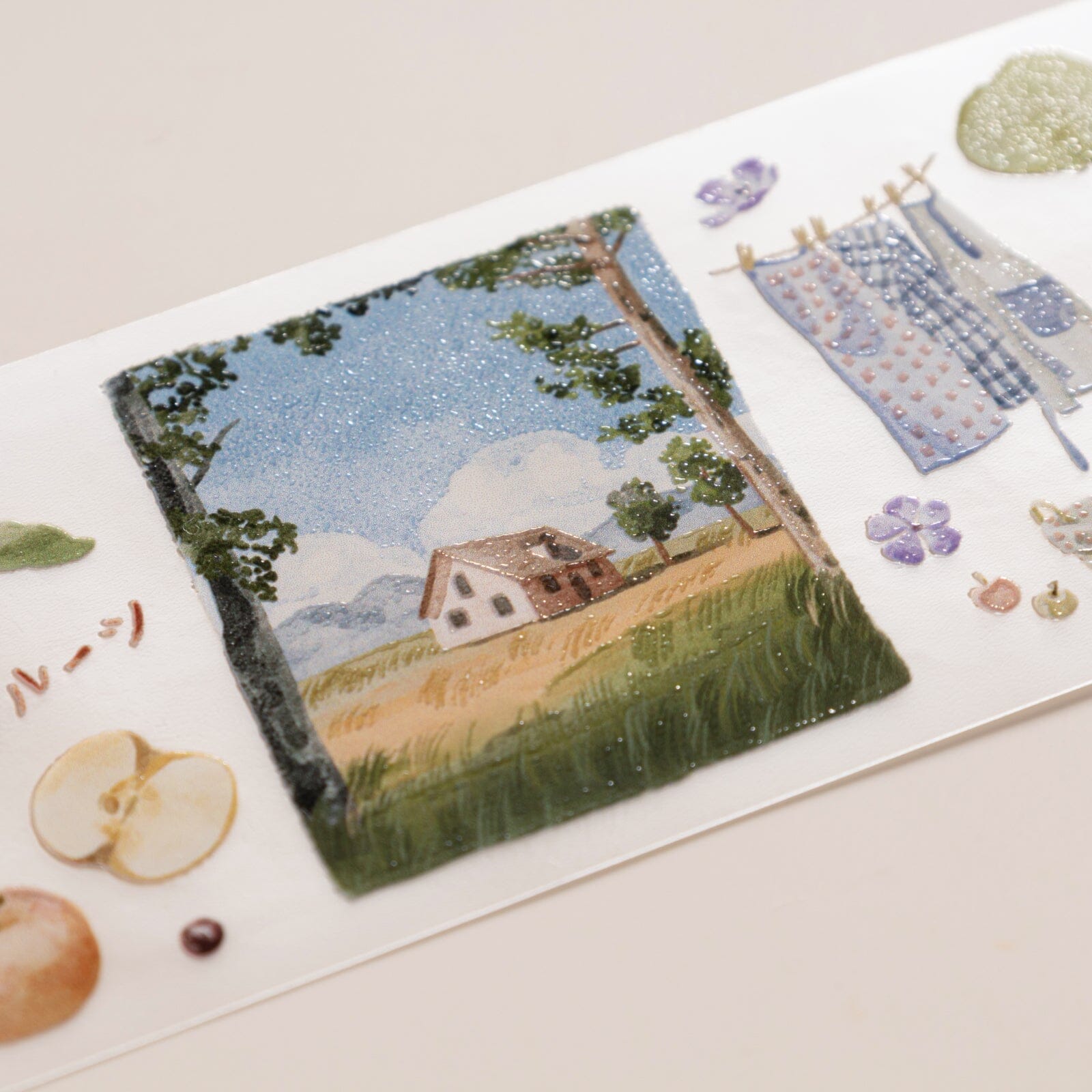 Hinoki - ‘Into the Meadow’ PET Decorative Tape - Meadow Picnic