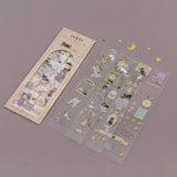 Tsuki ‘Lunar Delivery’ 3D Holographic Foil Luxury Sticker Set ☾