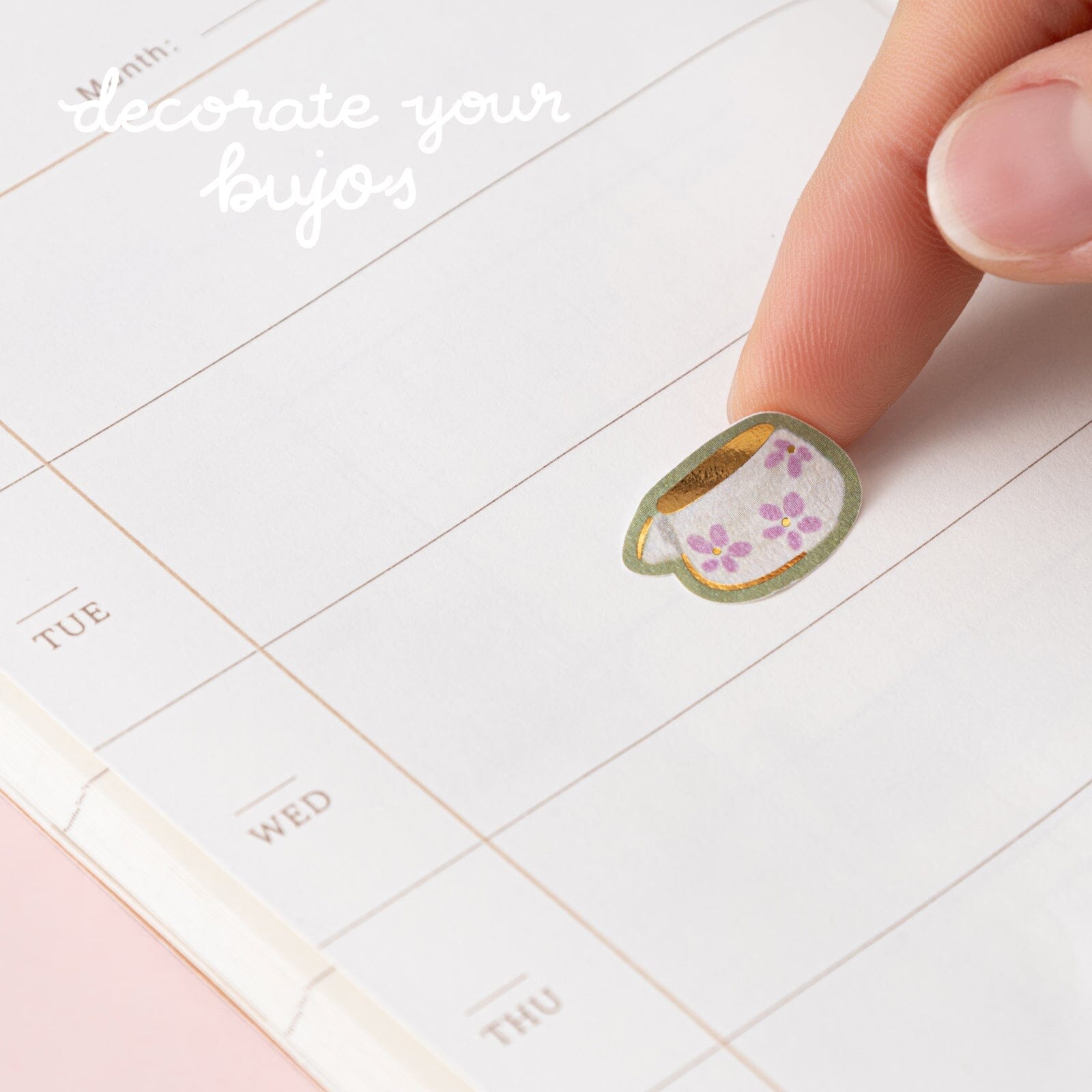 Tsuki ‘Matcha Bloom’ Sticker Set ☾