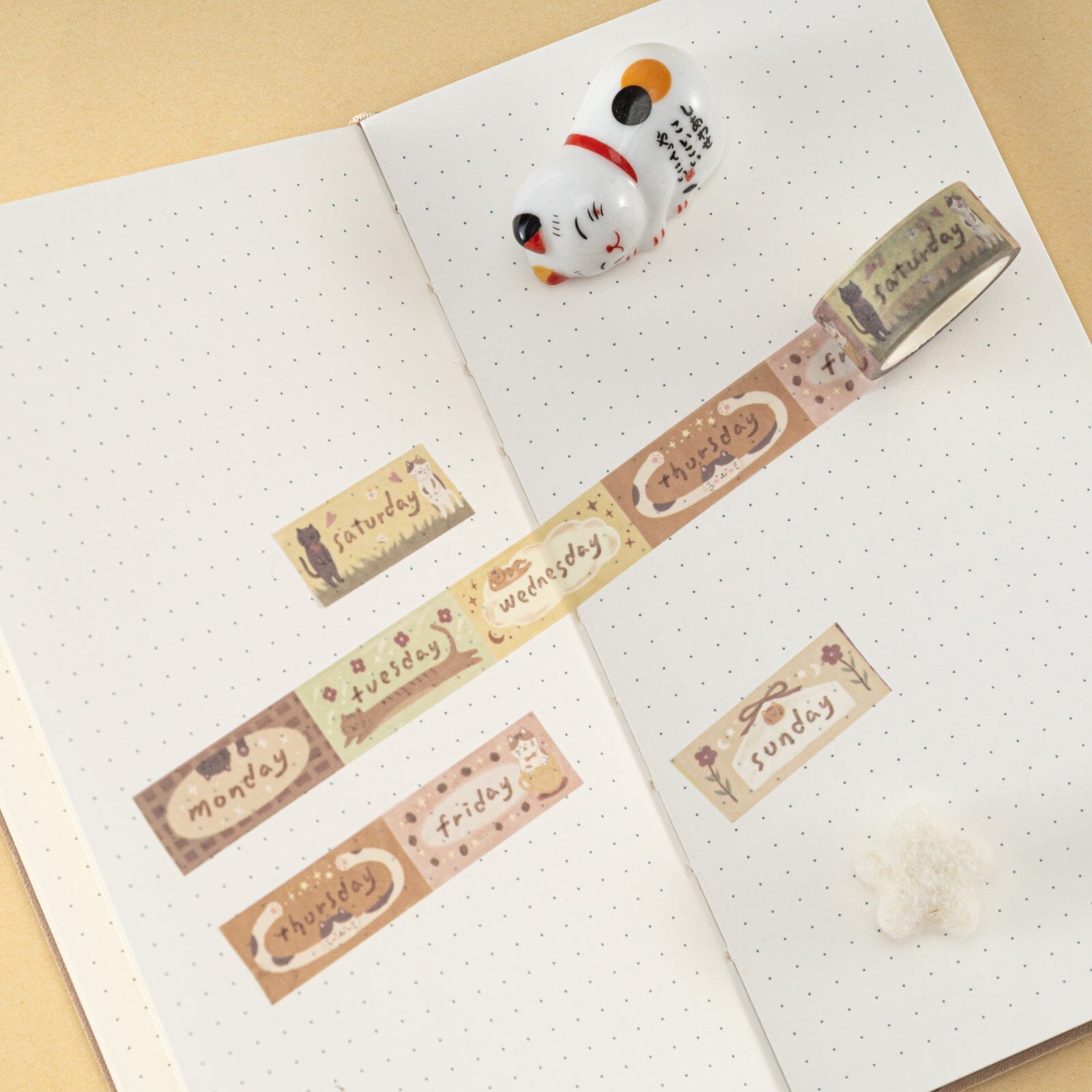 Tsuki ‘Neko Cafe’ Travel Notebook Gift Set ☾