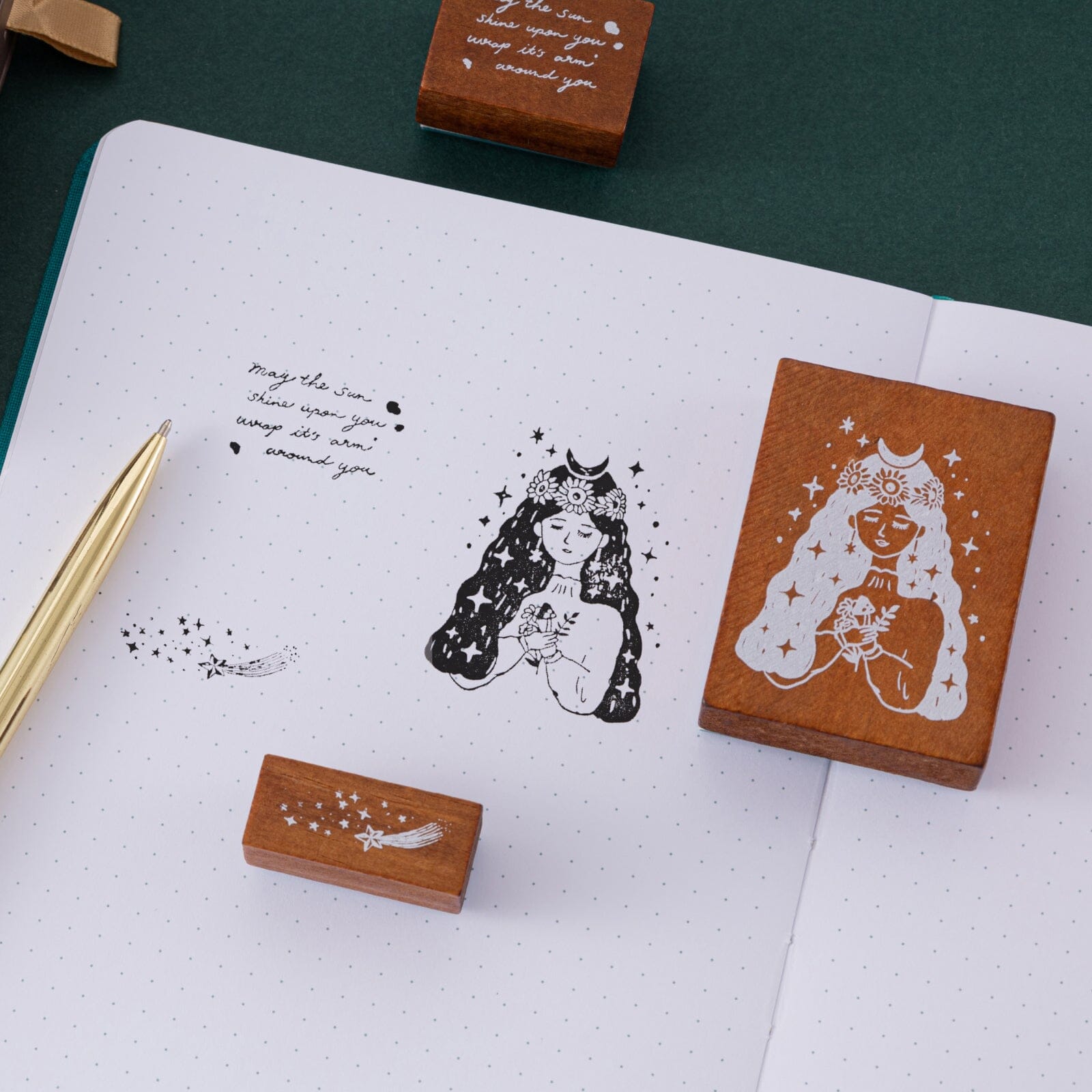 Tsuki ‘Moonlit Spells’ Bullet Journal Stamp Set ☾
