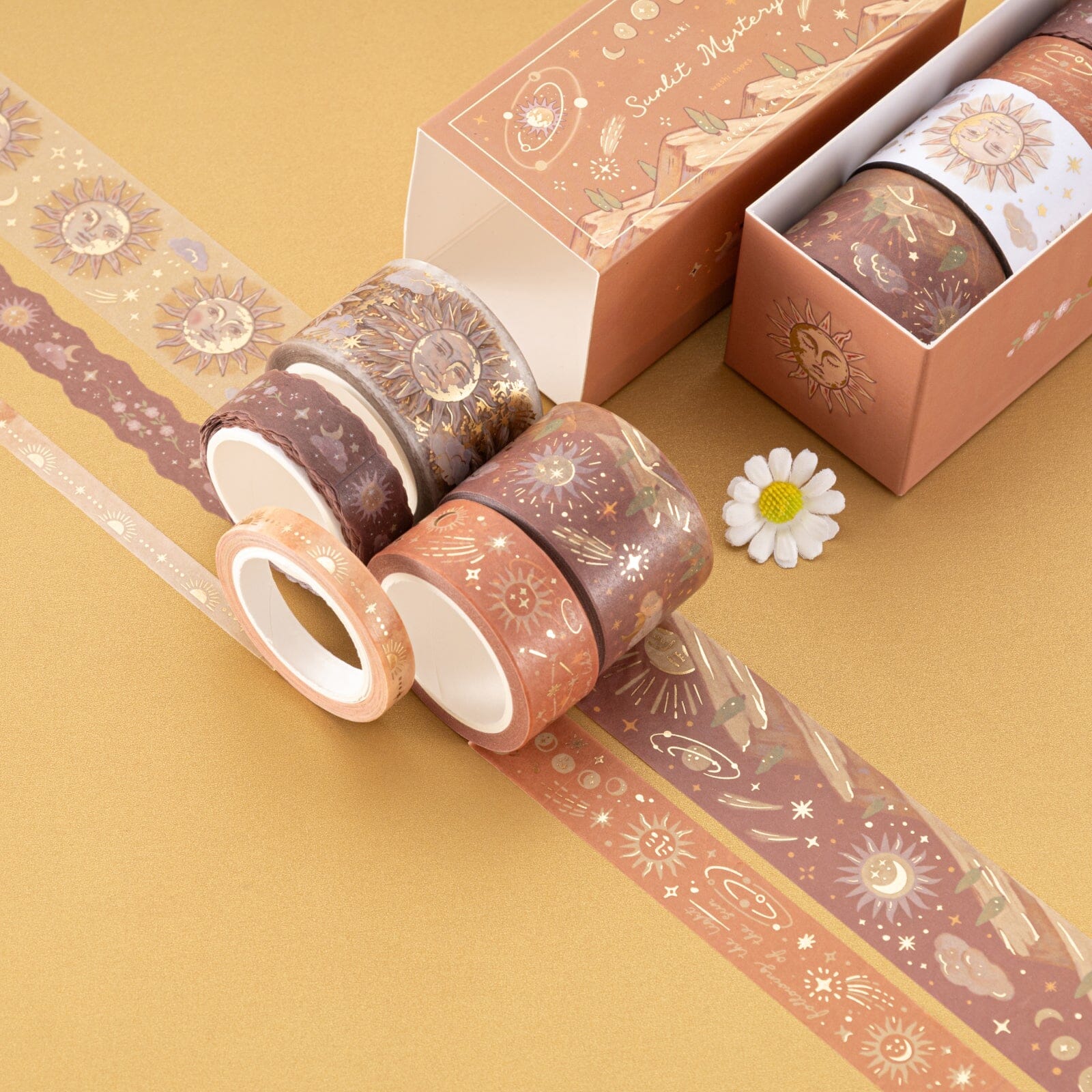 Tsuki ‘Sunlit Mystery’ Washi Tape Set ☾