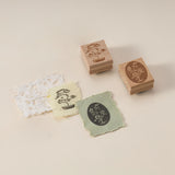 Hinoki - ‘The Wandering Botanist’ Engraved Wooden Stamp Set