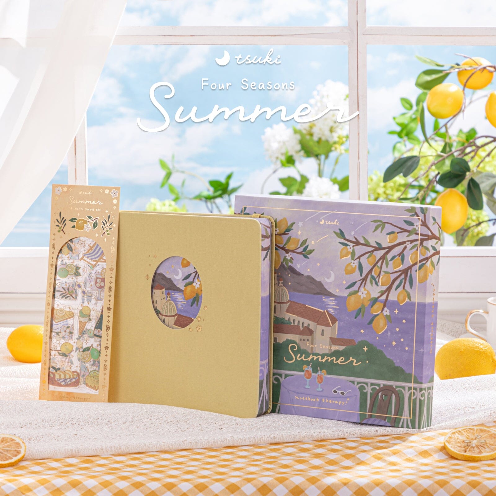 Tsuki Four Seasons: Summer Collector’s Edition 2025 Square Bullet Journal ☾