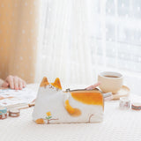 Tsuki ‘Neko Days’ Cat Travel Pen Pouch ☾