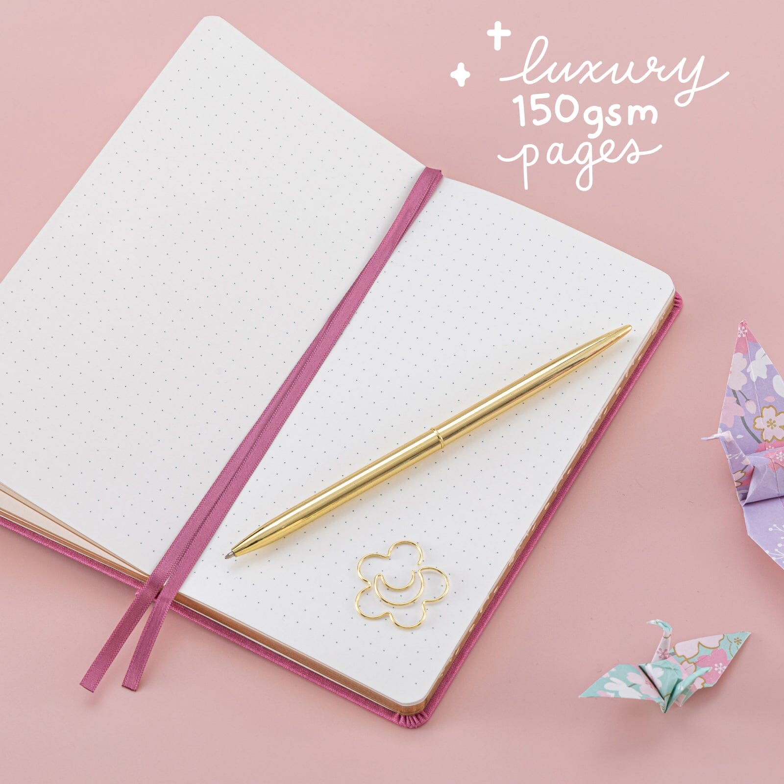 Tsuki ‘Moonlit Blossom’ Luxury Travel Notebook ☾