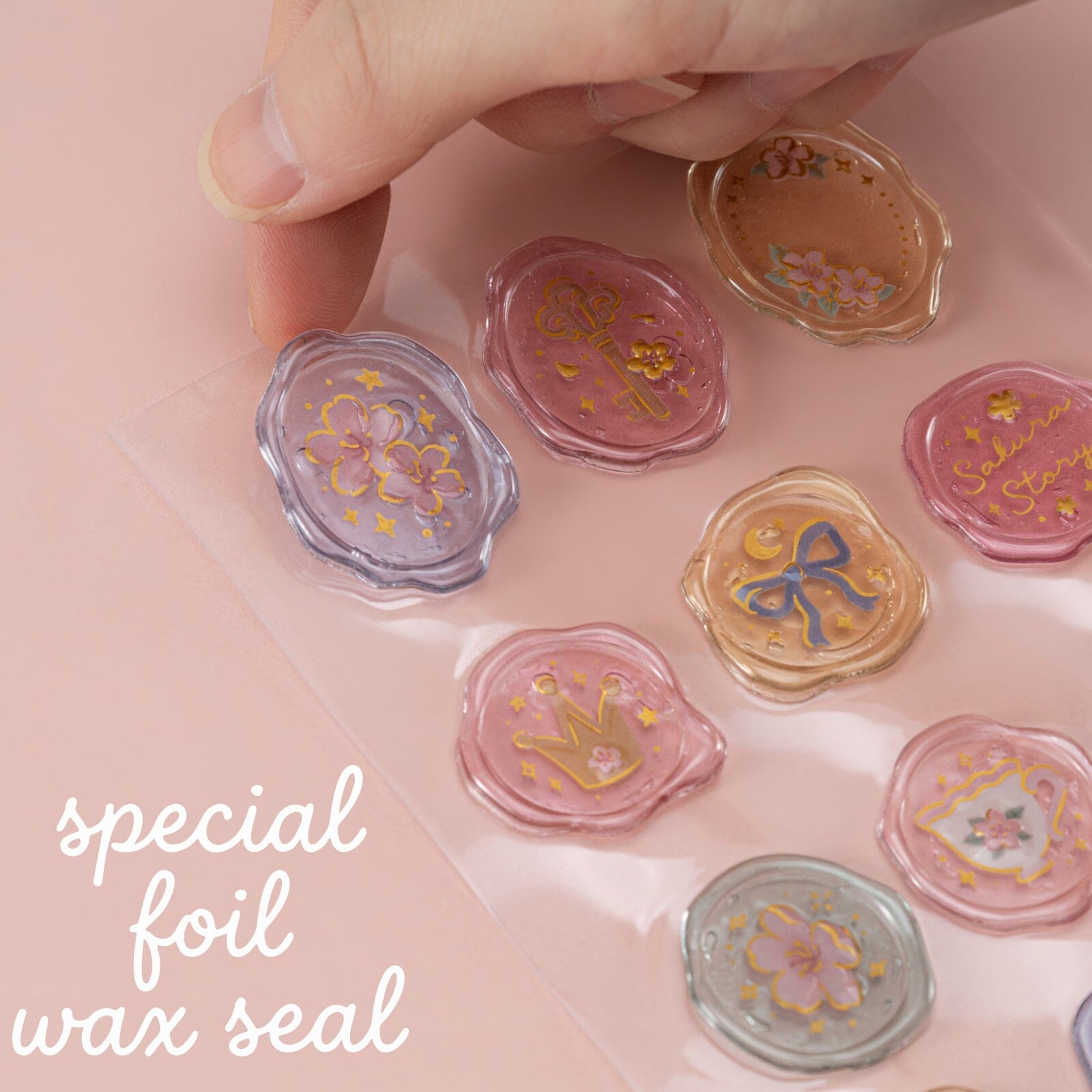 Tsuki ‘Sakura Story’ 3D Sticker Set ☾