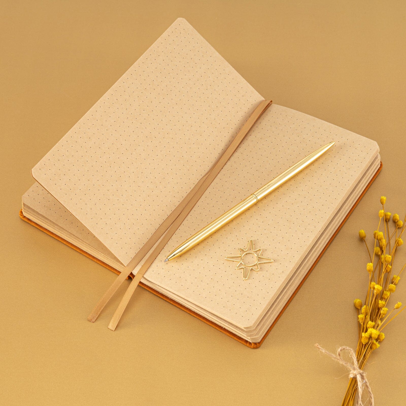 Tsuki ‘Sunbeam Magic’ Kraft Travel Notebook ☾