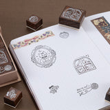 Tsuki ‘Vintage Neko’ Bullet Journal Stamp Set ☾