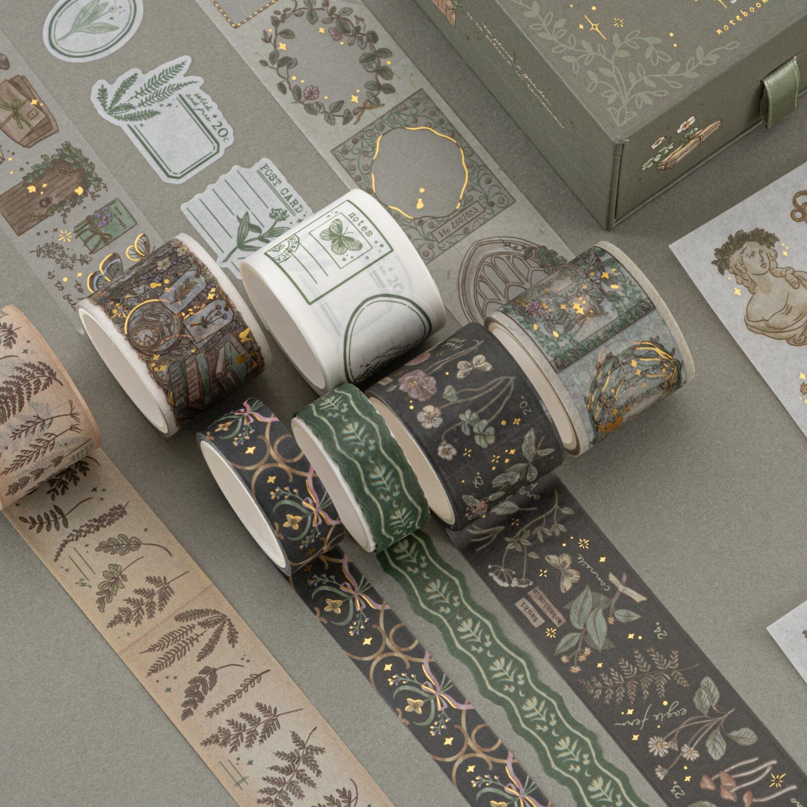 Tsuki 'Whimsical Botanics' Washi Tape Set ☾ – NotebookTherapy