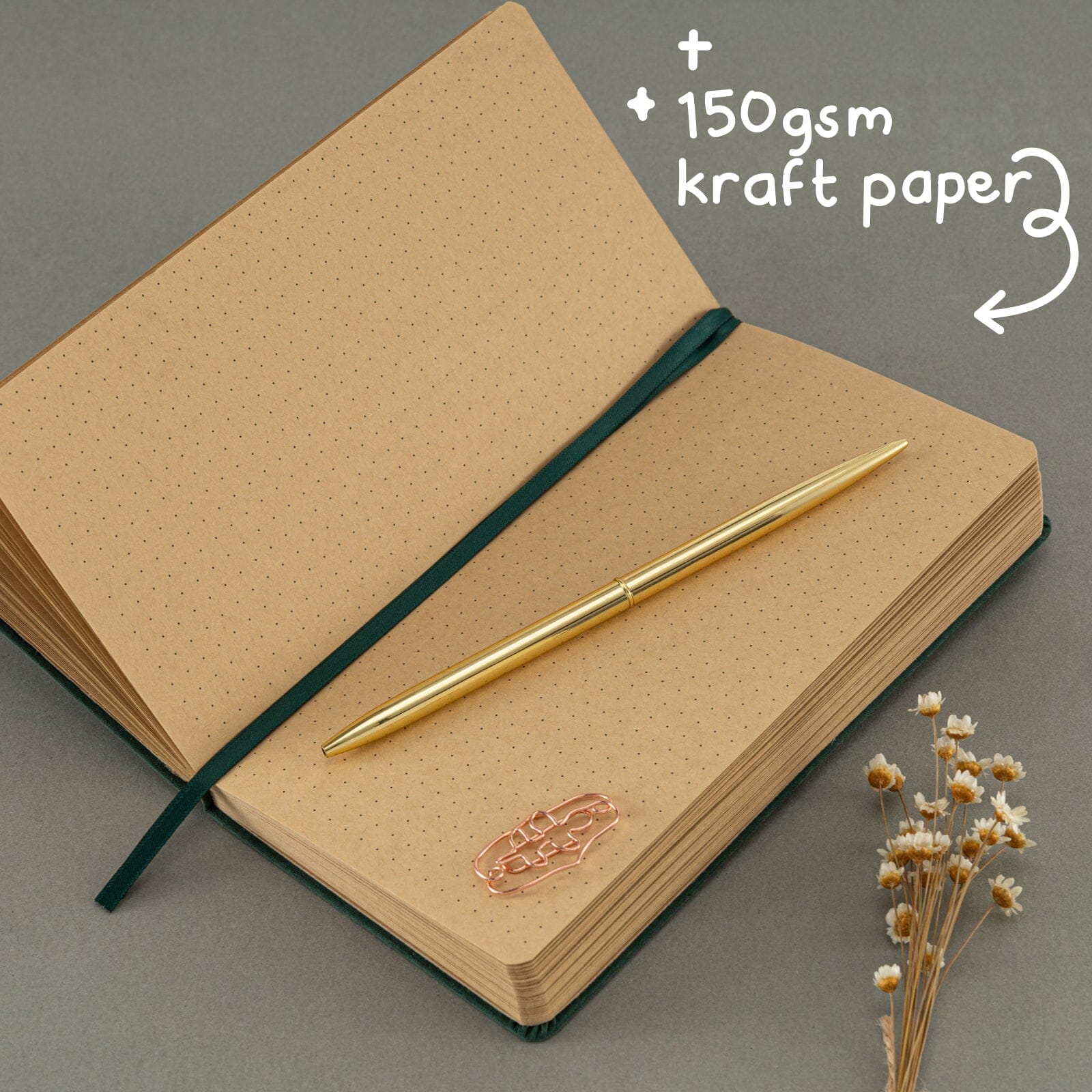 Tsuki ‘Woodland Adventure’ Kraft Travel Notebook ☾