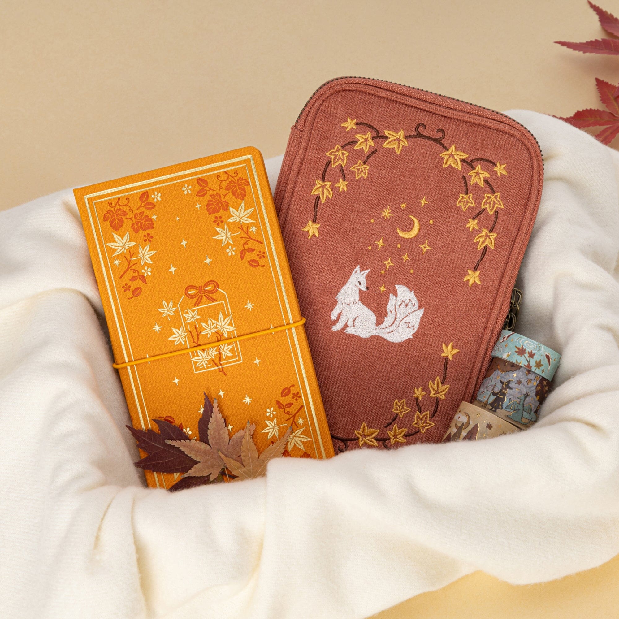 Tsuki ‘Mythical Autumn in Japan’ Pen Pouch ☾