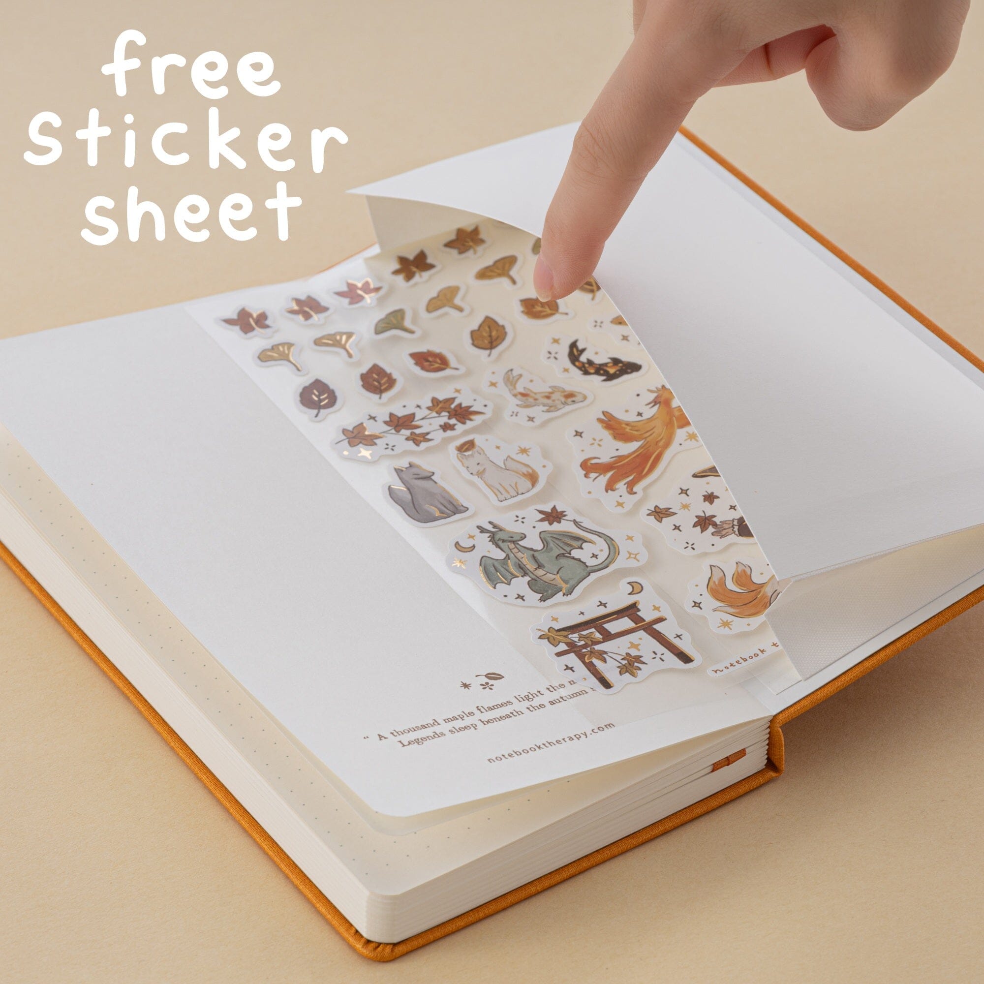 Tsuki ‘Mythical Autumn in Japan’ Travel Notebook Gift Set ☾