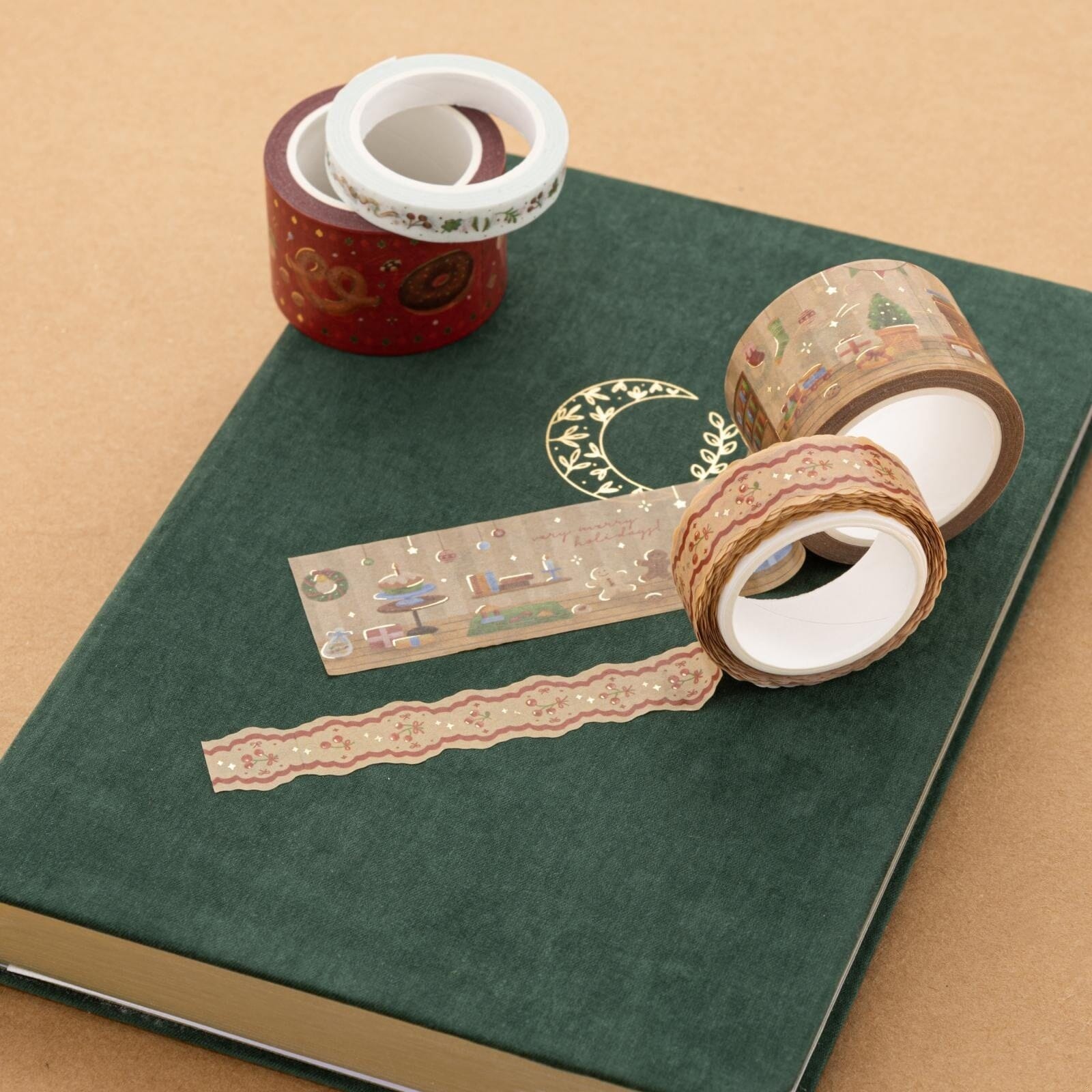 Tsuki Holiday Christmas Washi Tape Set ☾ – NotebookTherapy