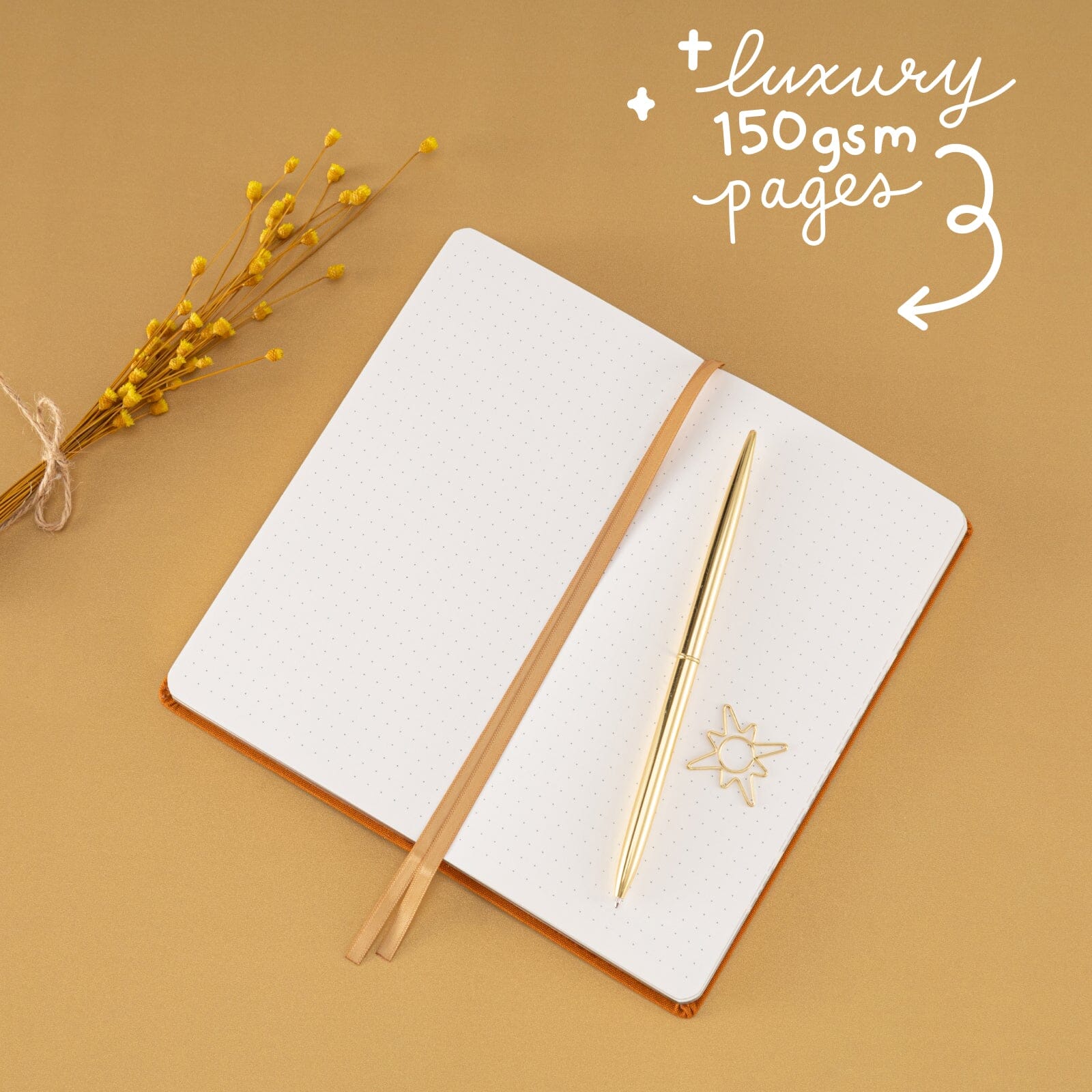 Tsuki ‘Sunbeam Magic’ Luxury Travel Notebook ☾