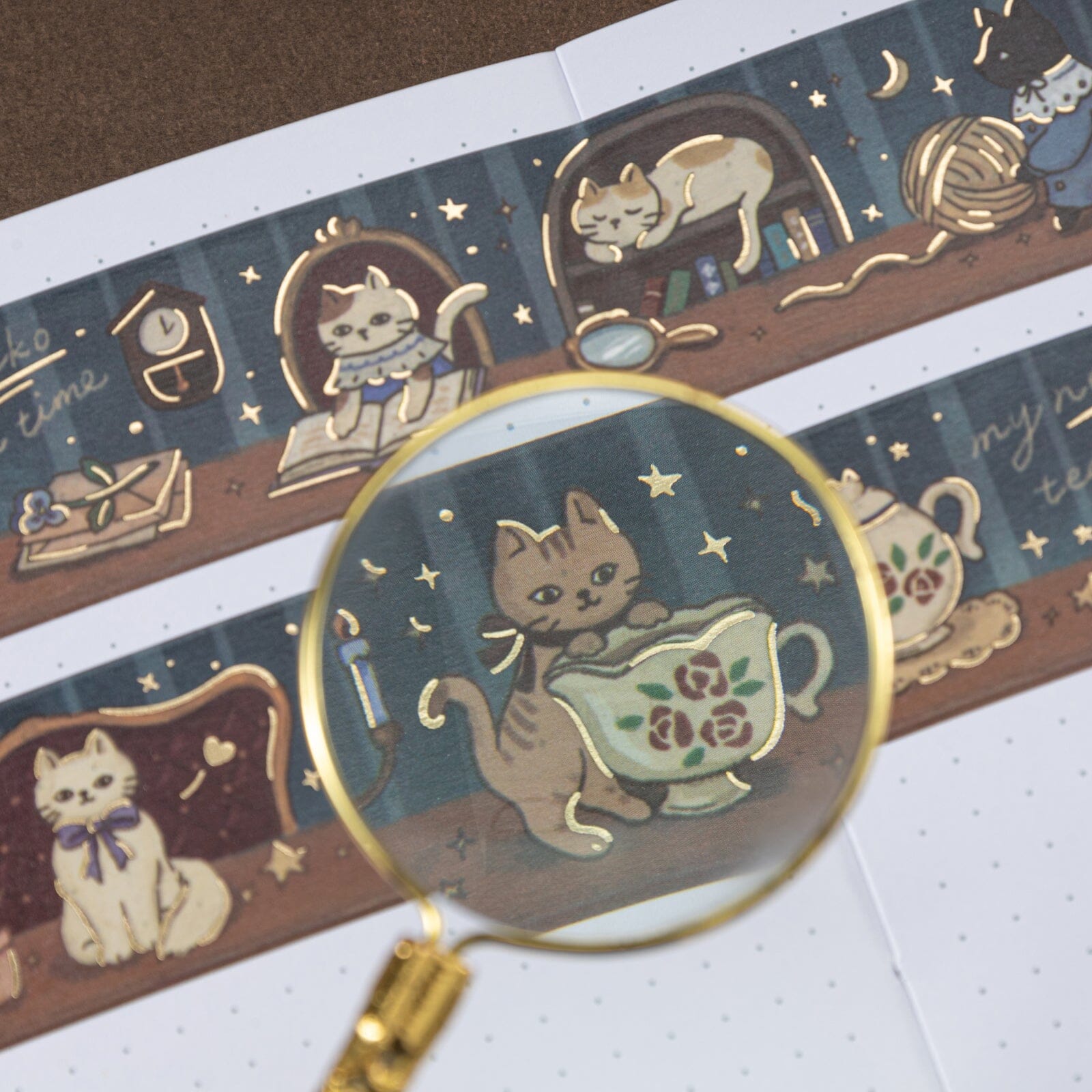 Tsuki ‘Vintage Neko’ Washi Tape Set ☾