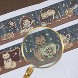 Tsuki ‘Vintage Neko’ Washi Tape Set ☾