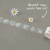 Tsuki ‘Whimsical Botanics’ Washi Tape Set ☾