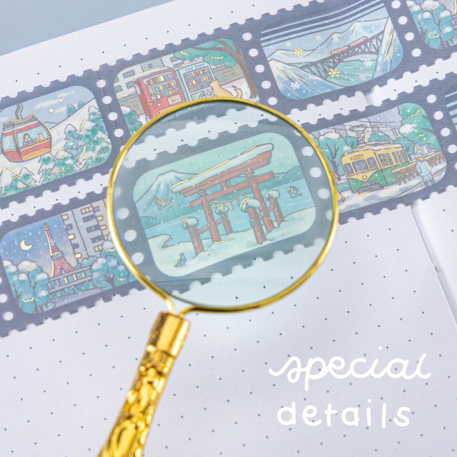 Tsuki ‘Winter Journey’ Washi Tape Set ☾