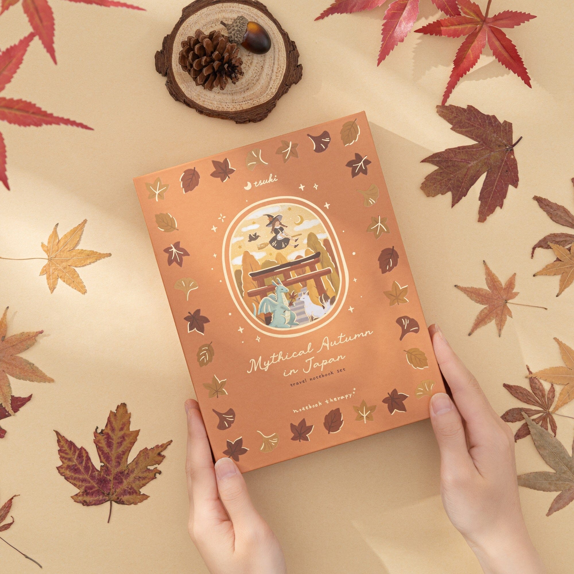 Tsuki ‘Mythical Autumn in Japan’ Travel Notebook Gift Set ☾