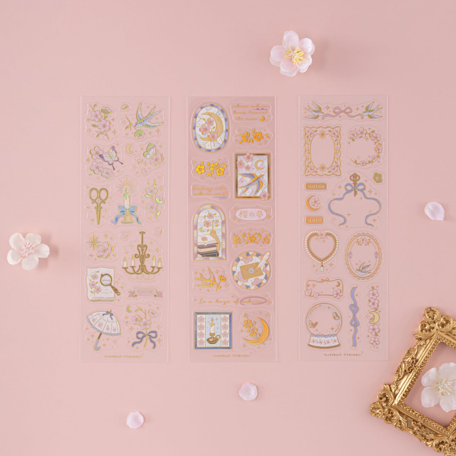 Tsuki ‘Sakura Vintage’ 3D Sticker Set ☾