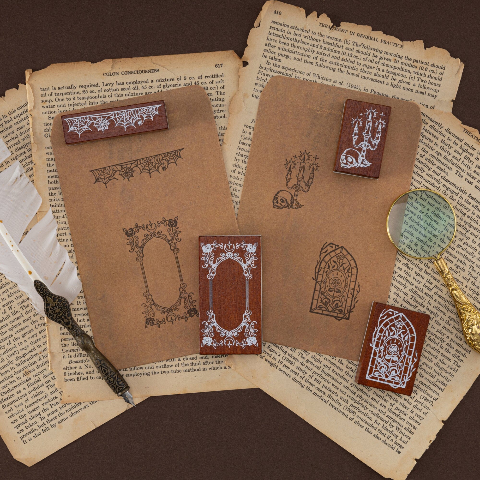 Tsuki ‘Gothic Dreams’ Bullet Journal Stamp Set ☾
