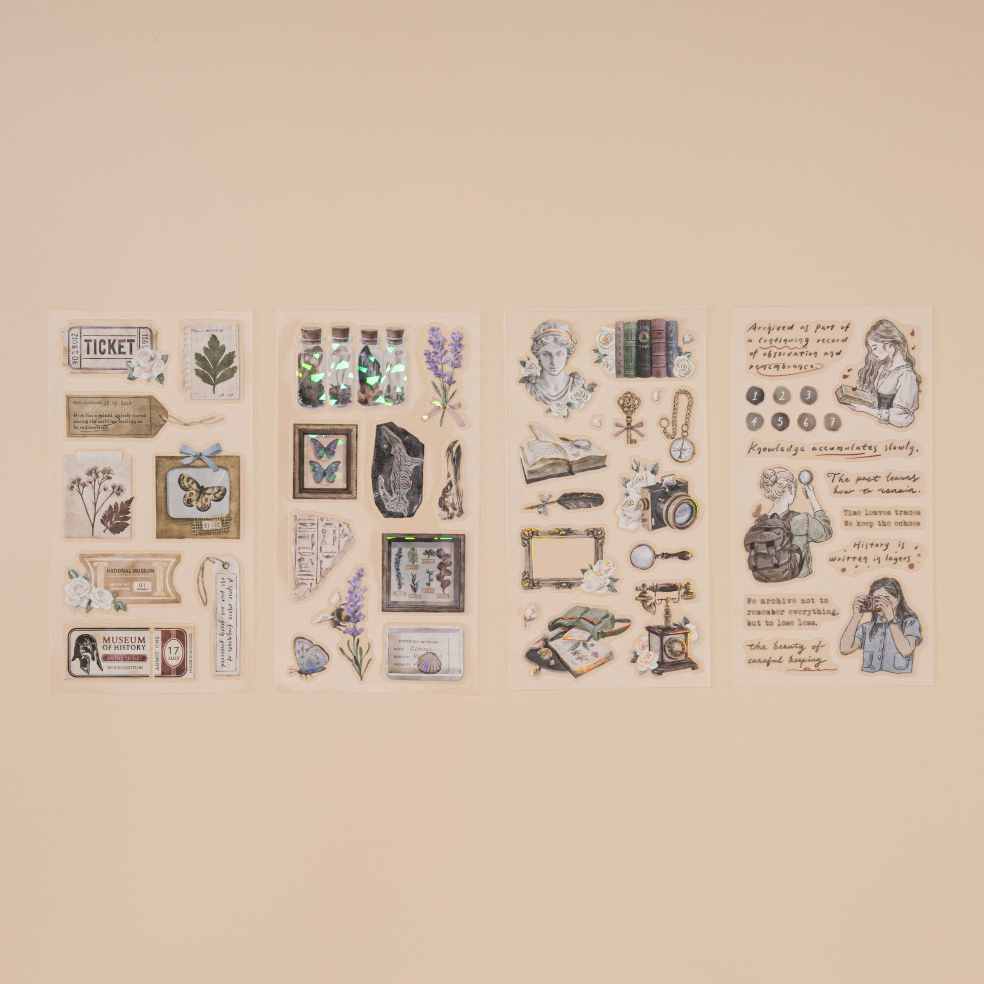 Hinoki - ‘Into the Archive’ Sticker Sheets
