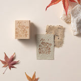 Hinoki - ‘Into the Fall’ Engraved Wooden Stamps Set