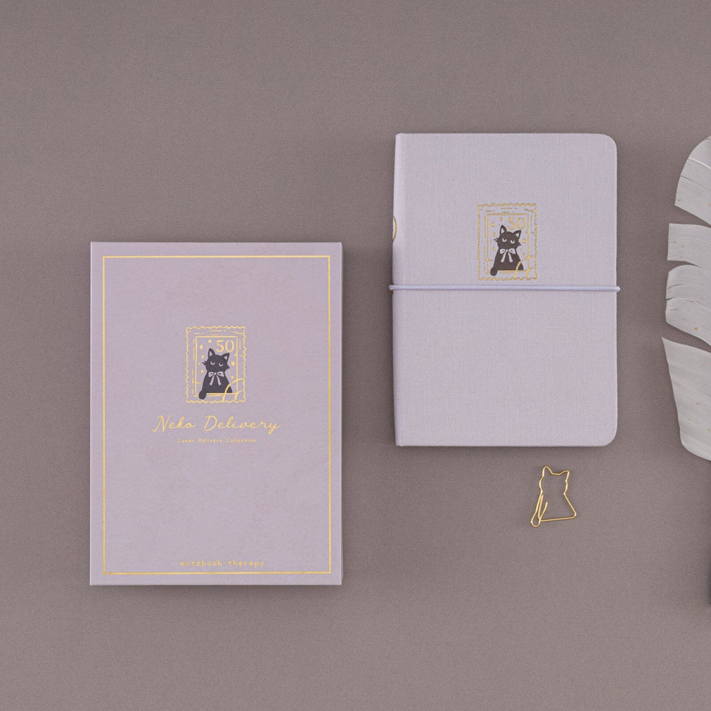 Tsuki ‘Neko Delivery’ A6 Travel Notebook ☾ – NotebookTherapy