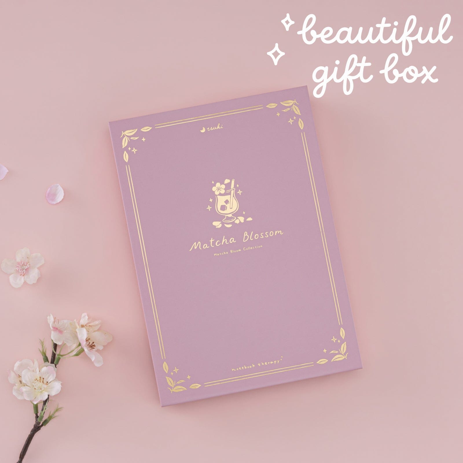 Tsuki ‘Matcha Blossom’ Limited Edition Luxury Bullet Journal ☾