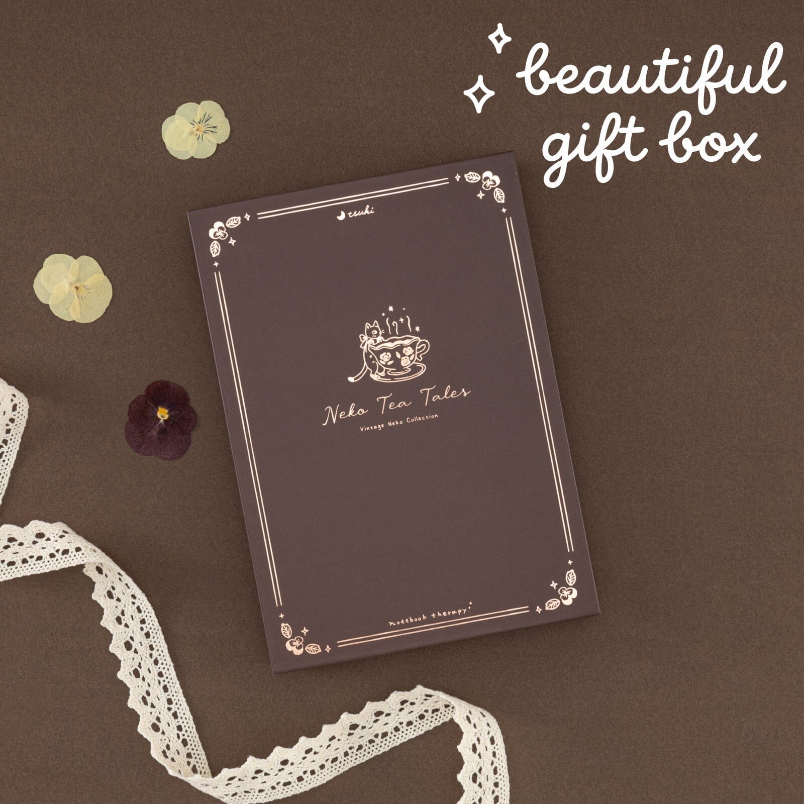 Tsuki ‘Neko Tea Tales’ Limited Edition Bullet Journal ☾