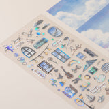 Hinoki - ‘Into the Sky’ Day and Night Sticker Set