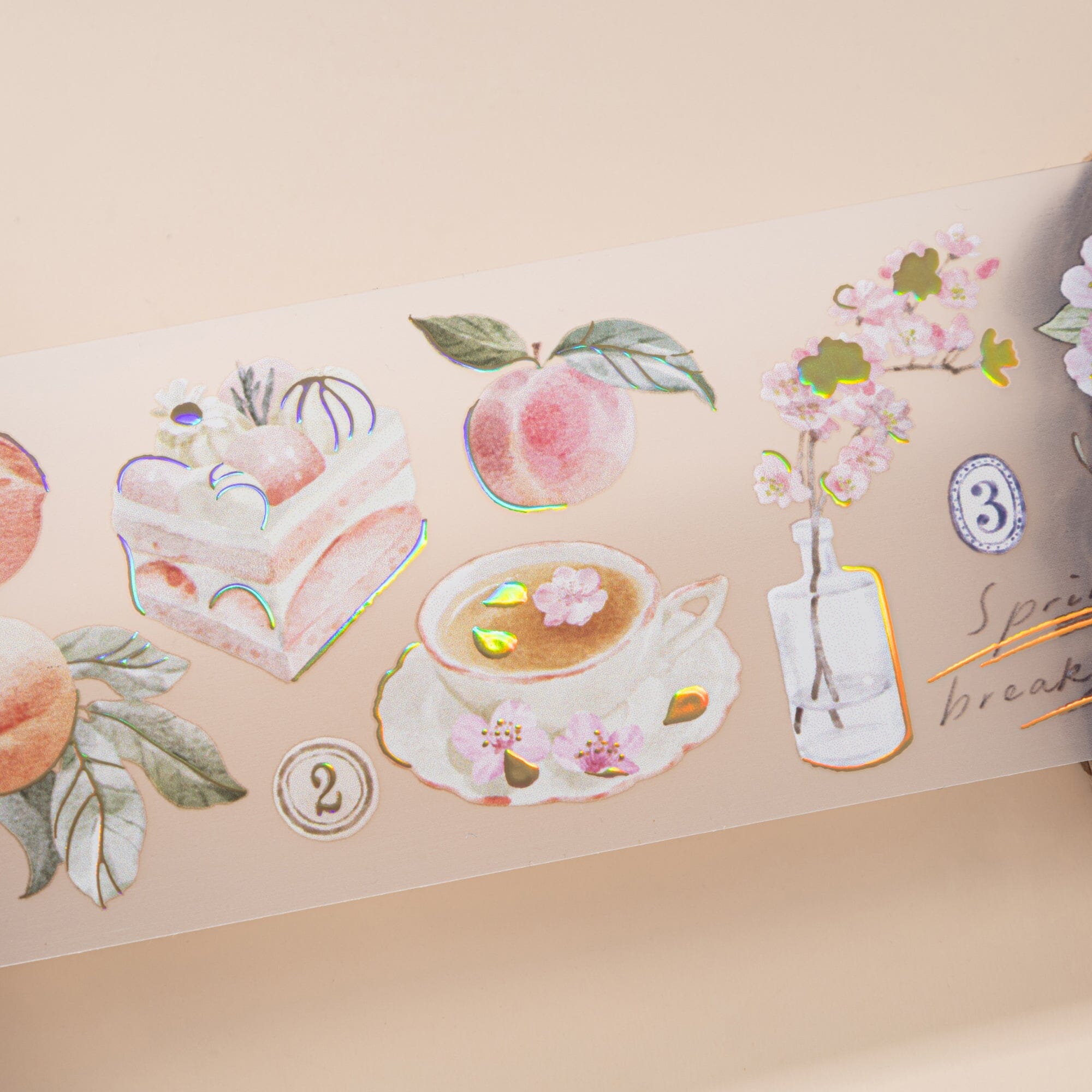 Hinoki - ‘Into the Spring’ PET Decorative Tape