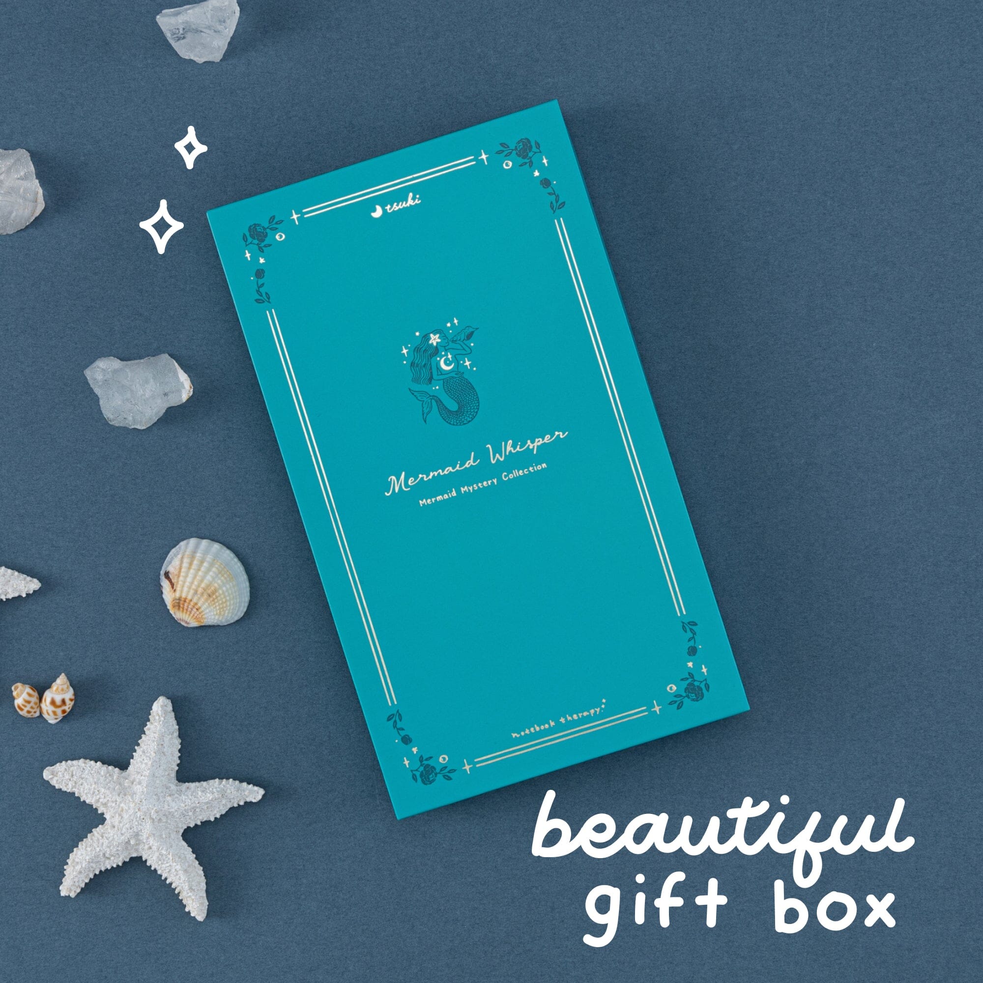 Tsuki ‘Mermaid Whisper’ Travel Notebook ☾
