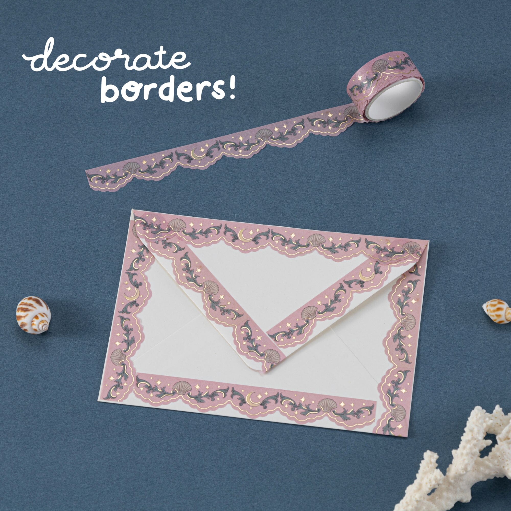 Tsuki ‘Mermaid Mystery’ Washi Tape Set ☾